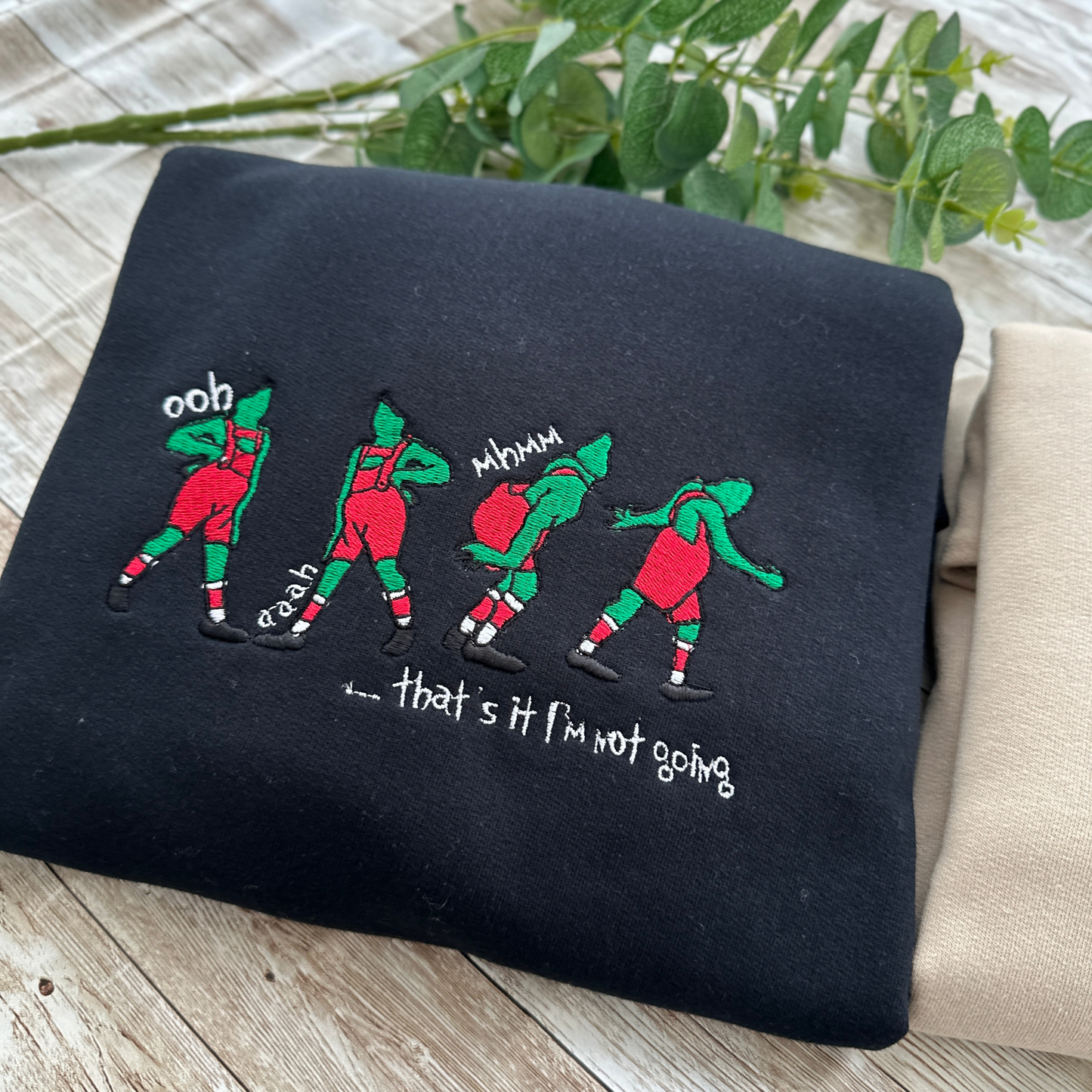 Christmas Embroidered Sweatshirt Crewneck