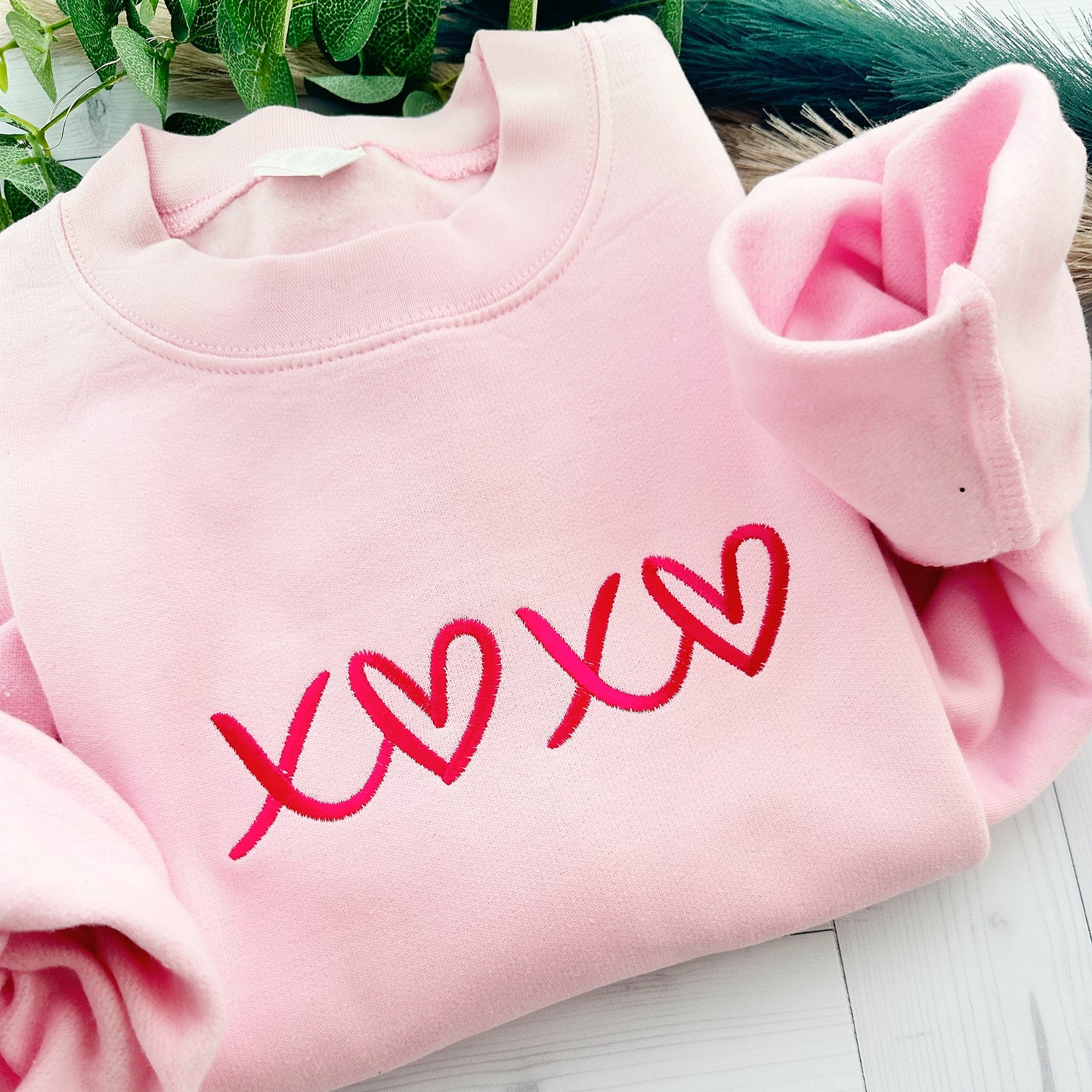 XOXO Embroidered Sweatshirt