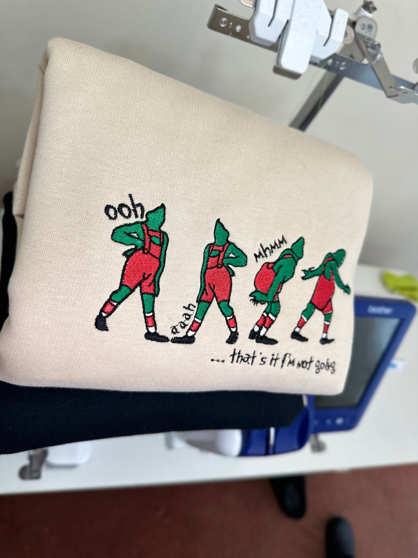 Christmas Embroidered Sweatshirt Crewneck