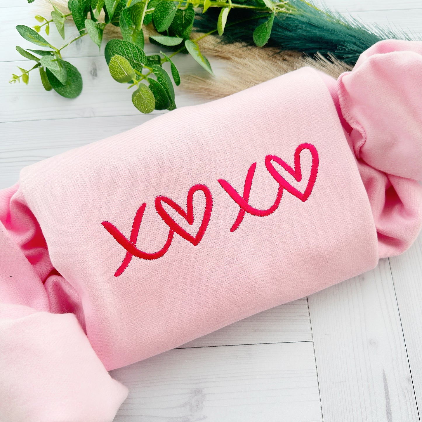 XOXO Embroidered Sweatshirt