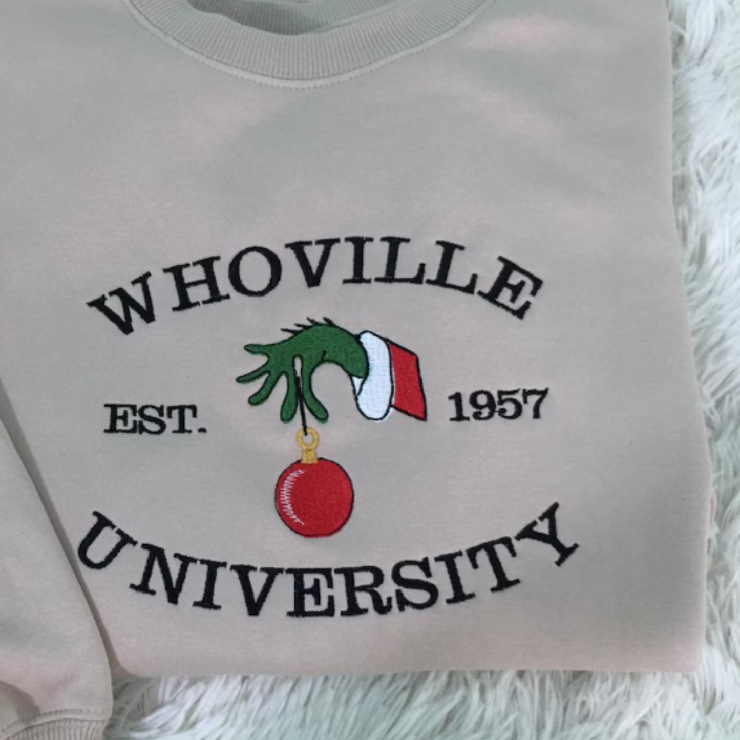 Whoville Embroidered Sweatshirt