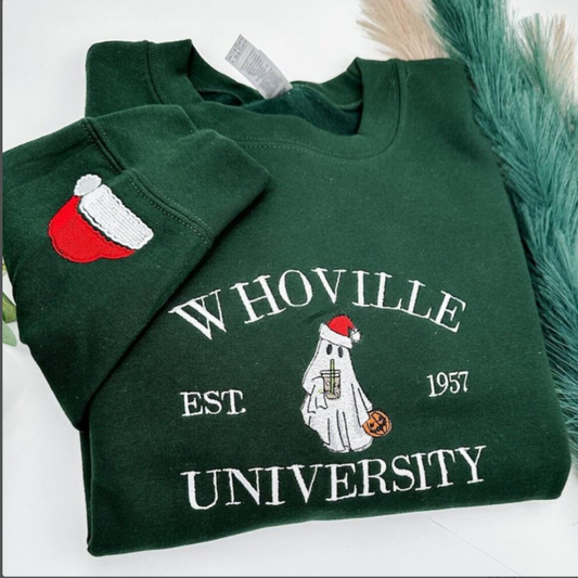 Whoville Embroidered Sweatshirt