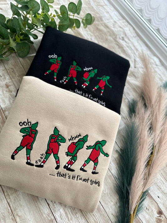 Christmas Embroidered Sweatshirt Crewneck