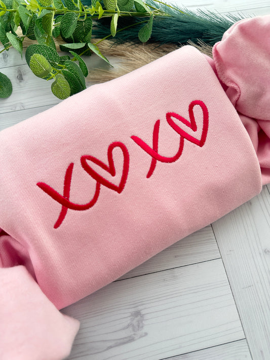 XOXO Embroidered Sweatshirt