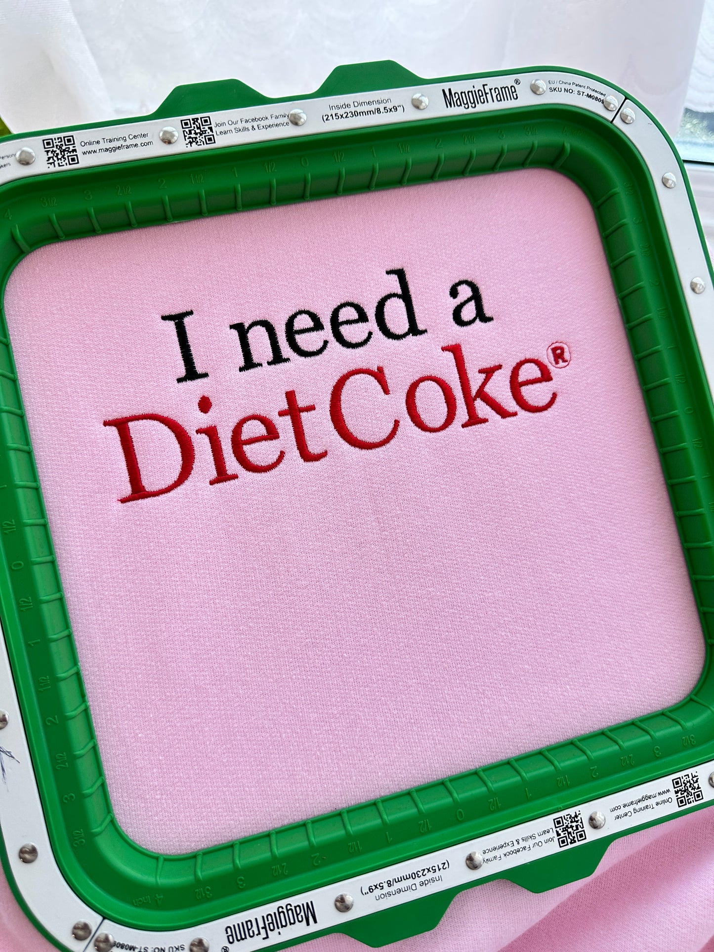 Embroidered Diet Coke Sweatshirt