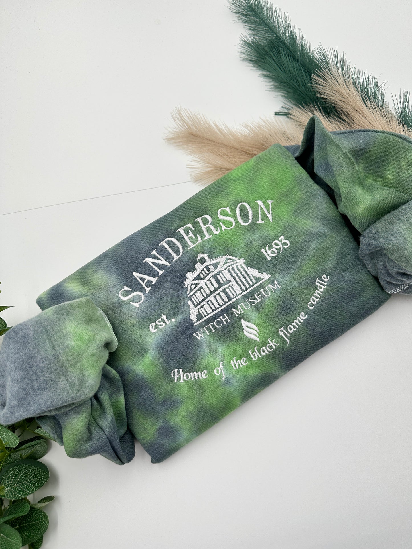 Embroidered Tie dye Sanderson jumper