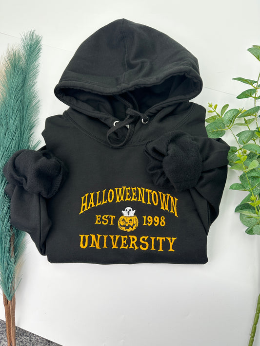 Embroidered Halloween Town University Sweatshirt