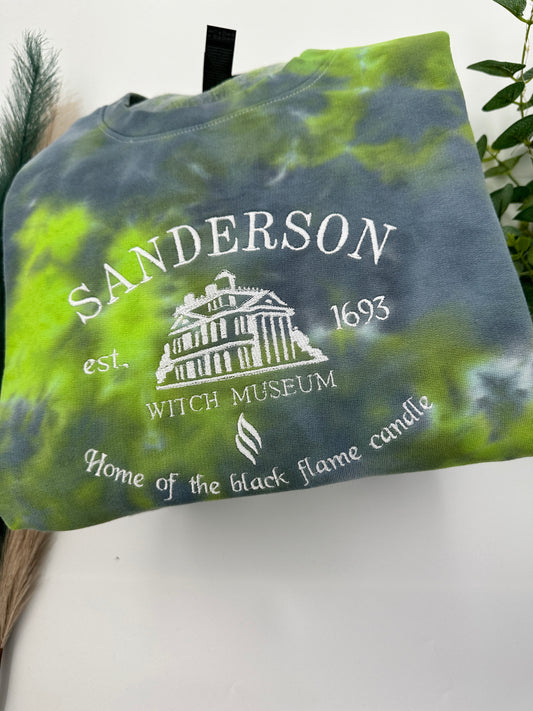 Embroidered Tie dye Sanderson jumper