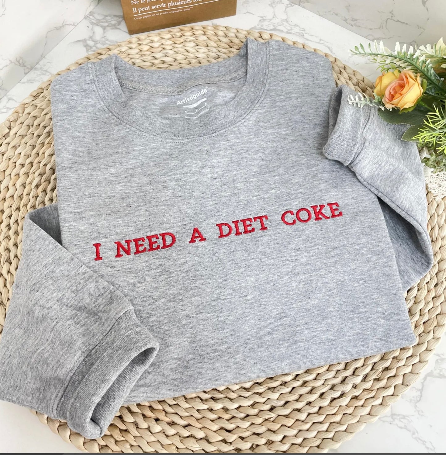 Embroidered Diet Coke Sweatshirt