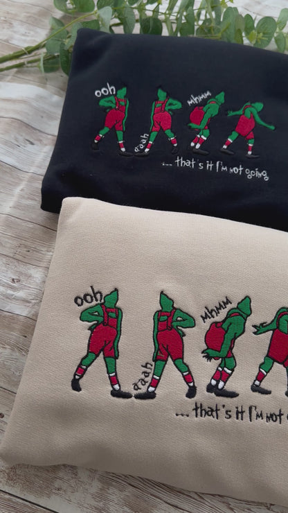 Christmas Embroidered Sweatshirt Crewneck